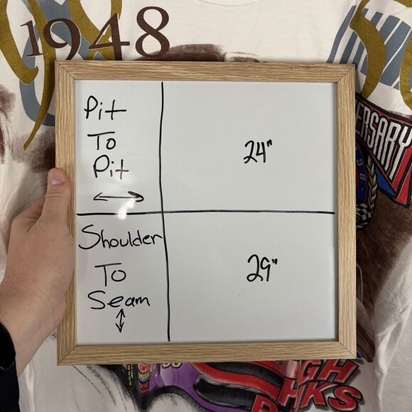 Vintage Chase Authentics 1998 All Over Print 50th Anniversary NASCAR T-shirt XL - Picture 7 of 7